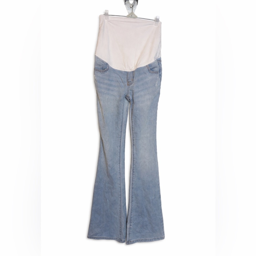 HATCH Maternity Flare Jeans with Belly Band